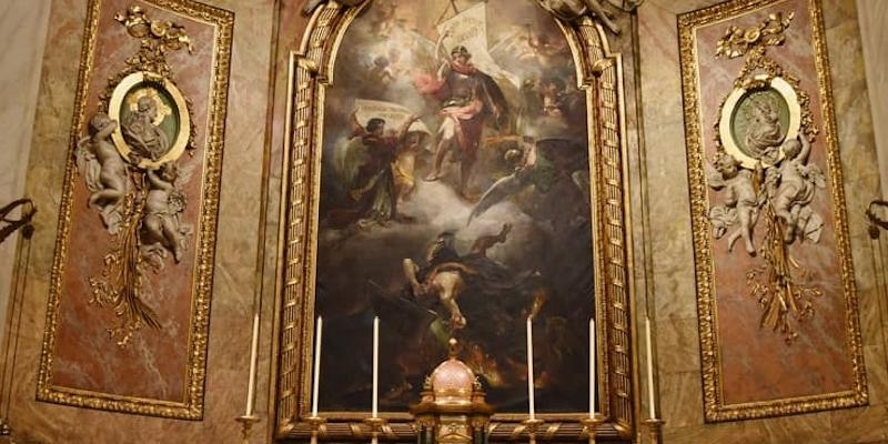 La basílica pontificia celebra la fiesta de su titular con indulgencia plenaria