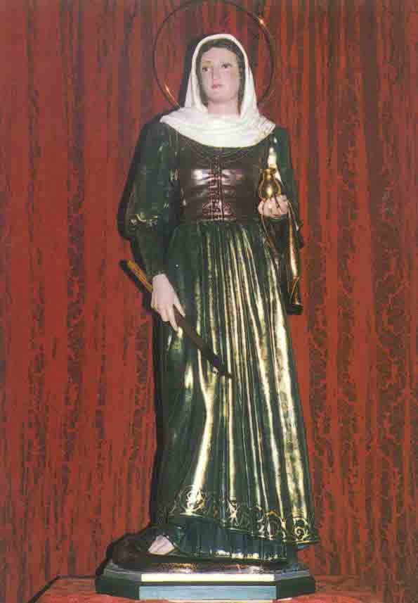 Bendición de una imagen de Santa María de la Cabeza para la Hermandad malagueña de Periana