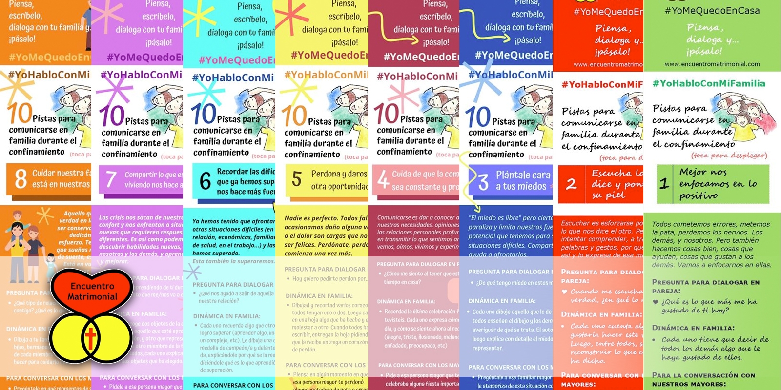 Encuentro Matrimonial pone en marcha la campaña #YoHabloConMiFamilia durante el confinamiento