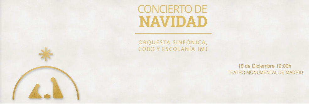 Tradicional Concierto de Navidad de la Orquesta sinfónica, coro y escolanía JMJ