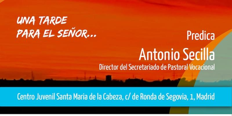 Antonio Secilla predica este sábado el retiro mensual para jóvenes en el Centro Juvenil Santa María de la Cabeza
