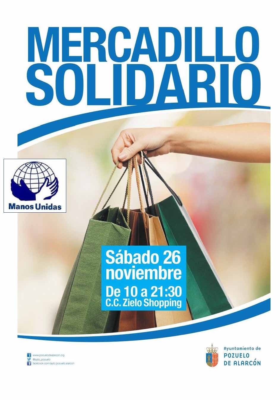Manos Unidas participa en un mercadillo solidario en Pozuelo de Alarcón