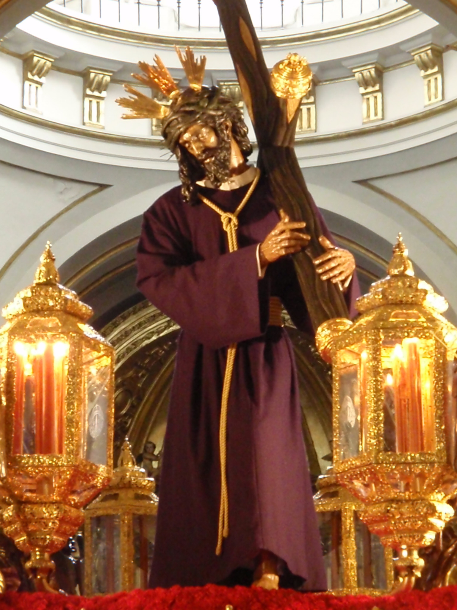 Comienza en la Colegiata el quinario en honor de Nuestro Padre Jesús del Gran Poder
