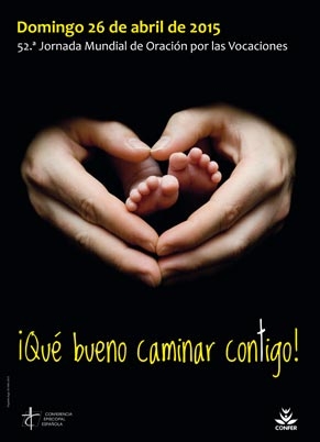 Con el lema “¡Qué bueno caminar contigo!” el domingo se celebra la Jornada Mundial de Oración por las Vocaciones