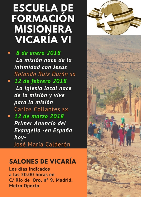 La Vicaría VI acoge una escuela de Formación Misionera con el tema 'De la intimidad con Jesús a la misión'