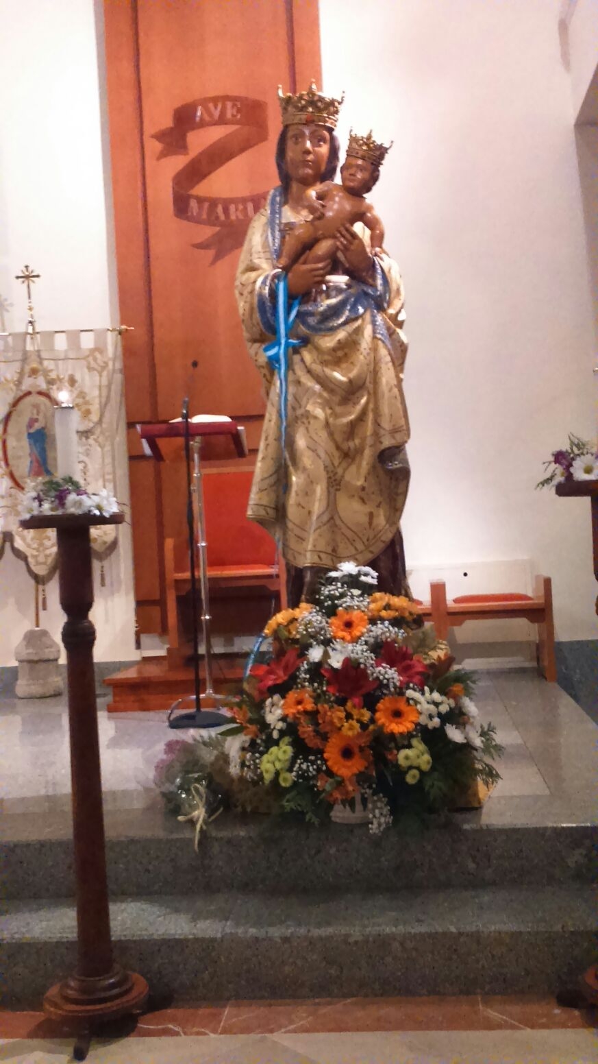 Finaliza en Braojos la peregrinación de la Virgen Almudena por las vicarías