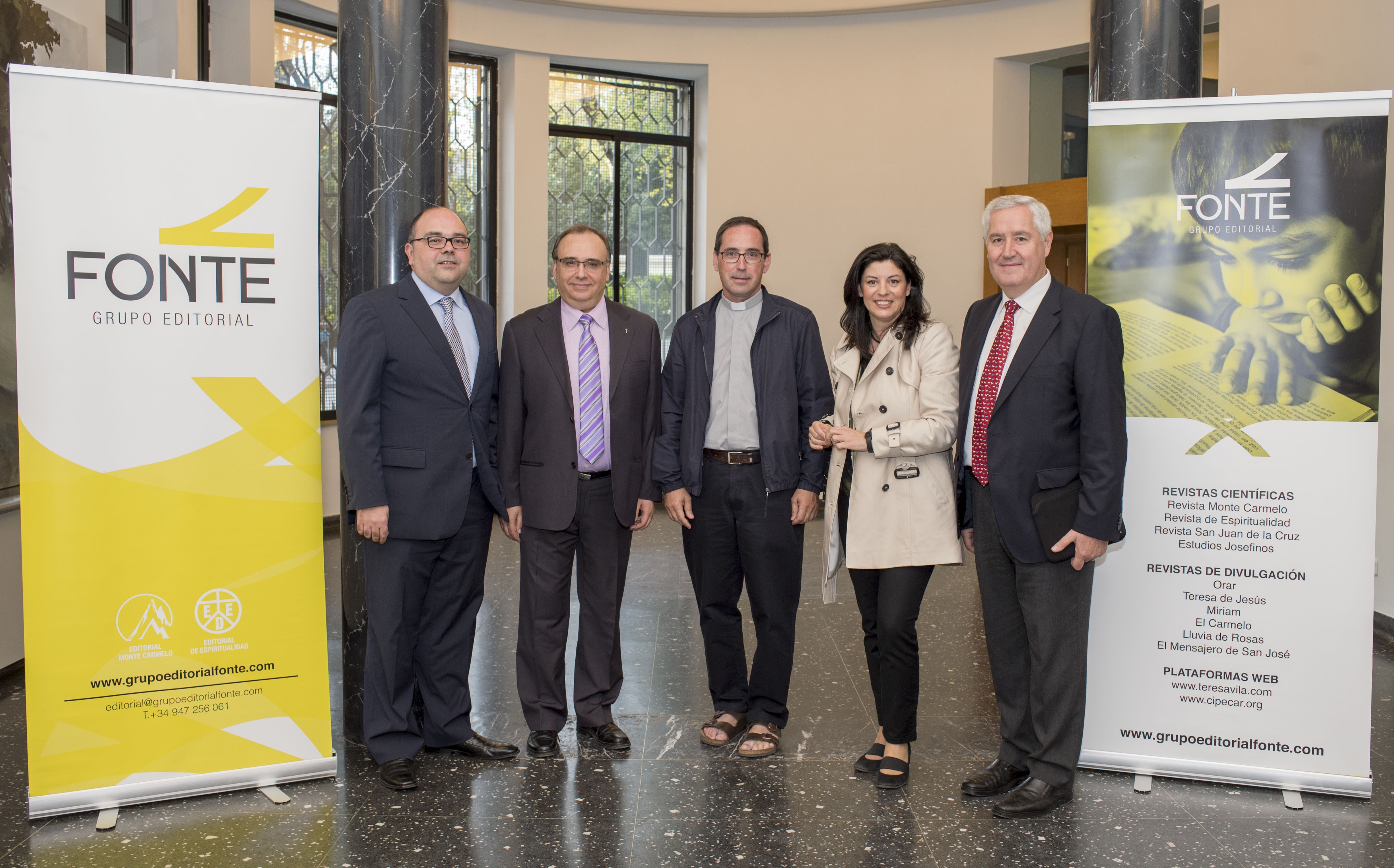 Presentado el nuevo Grupo Editorial Fonte, fusión de todos los recursos editoriales de los Carmelitas Descalzos de la Provincia Ibérica Santa Teresa de Jesús