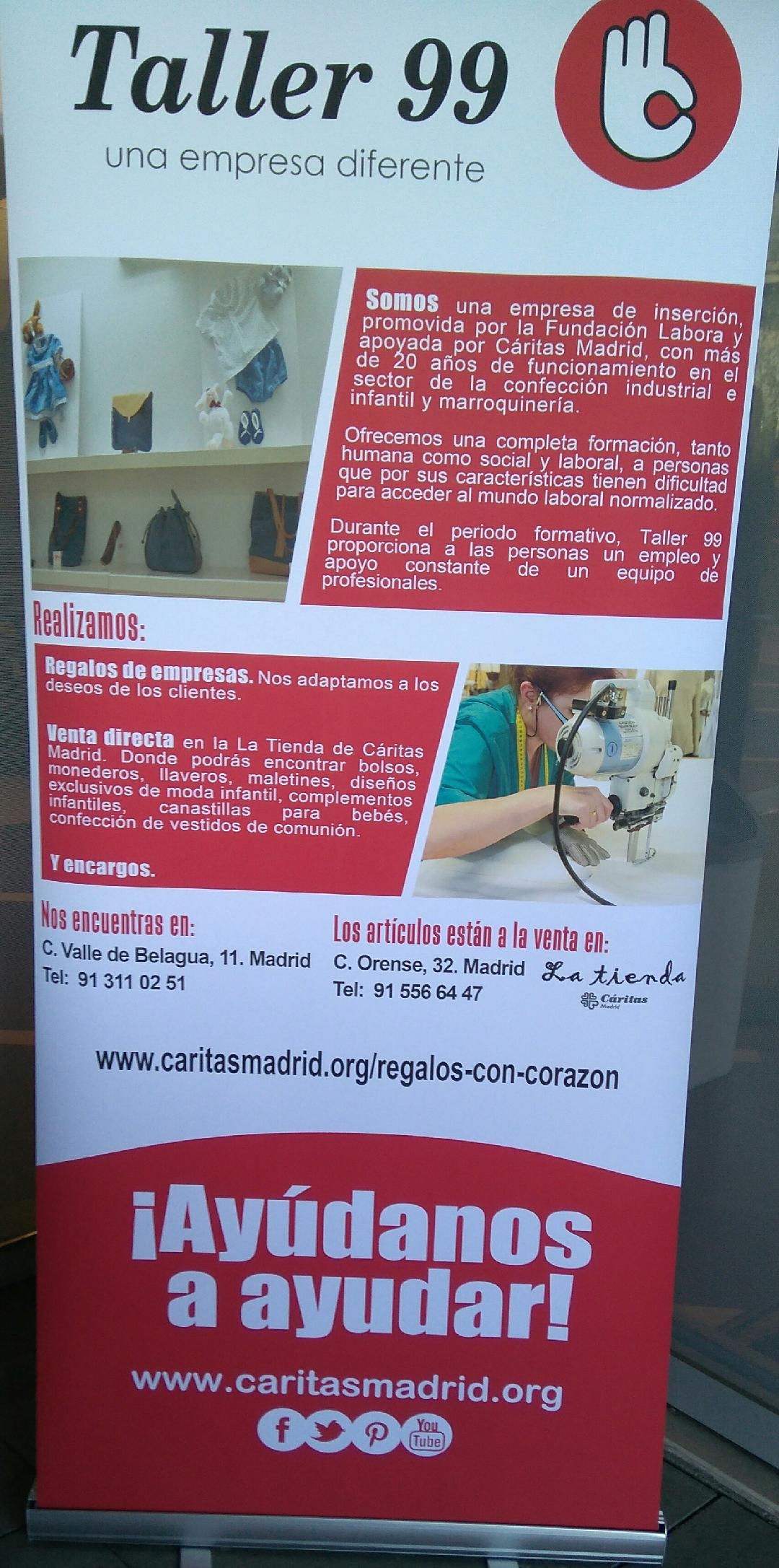 Los medios de comunicación visitan la empresa de inserción Taller 99