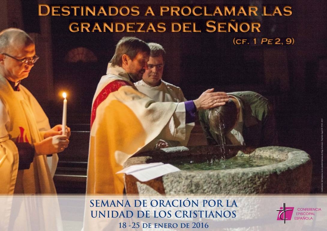 El lunes comienzan los actos de la Semana de Oración por la Unidad de los Cristianos, con el lema 'Destinados a proclamar las grandezas del Señor'