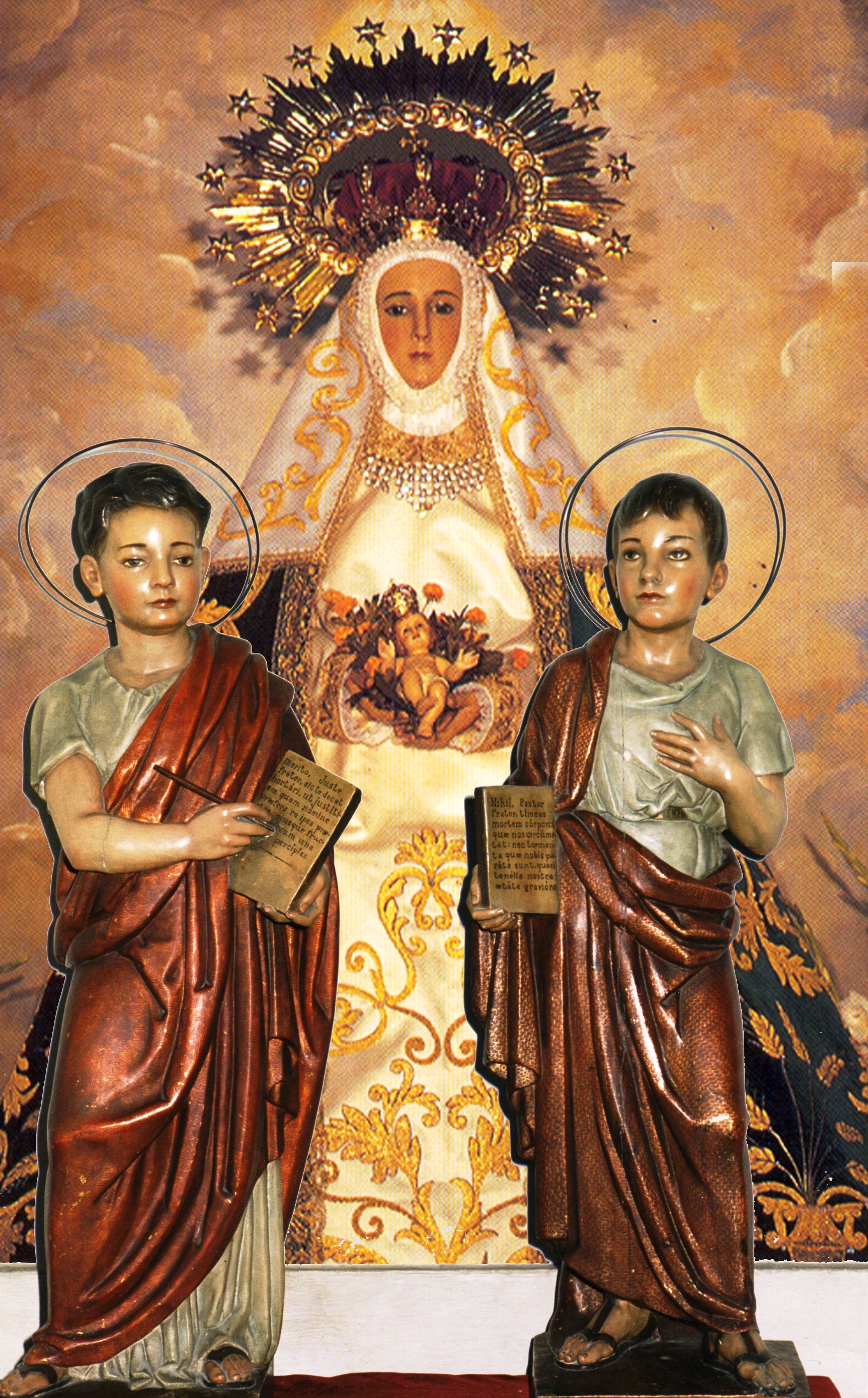 Obras en la iglesia de los Santos Justo y Pastor