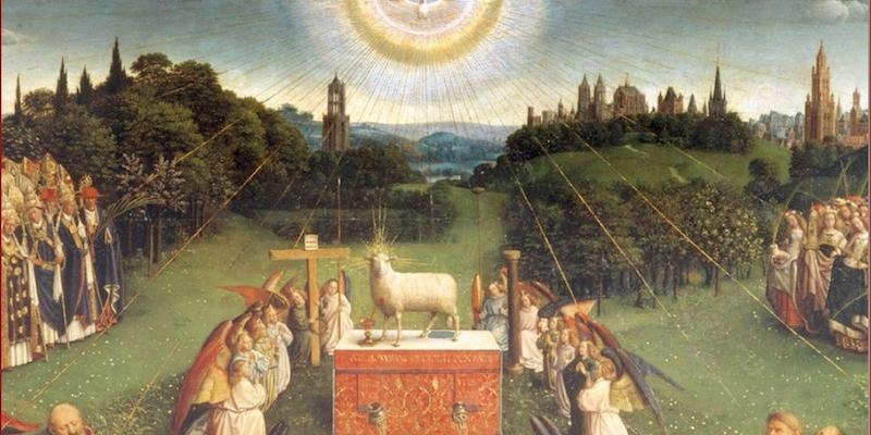 Los monjes benedictinos de El Paular celebran el Corpus con una Misa cantada y procesión