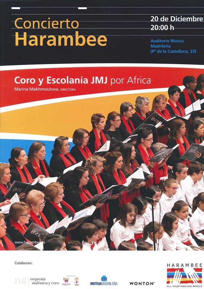 El Coro y la Escolanía JMJ ofrecen un concierto a favor de Harambee