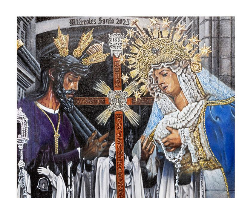 La Hermandad de Los Gitanos hace su Estación de Penitencia el Miércoles Santo en la catedral de la Almudena