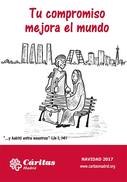 Cáritas Madrid lanza la campaña de Navidad con el lema 'Tu compromiso mejora el mundo'
