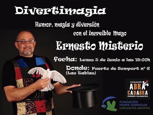 La Fundación Abracadabra lleva la magia a los pacientes de la Fundación Padre Garralda – Horizontes Abiertos