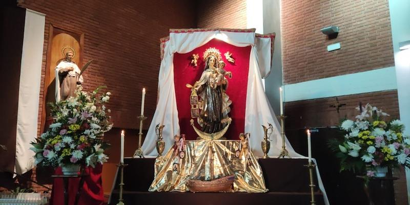 Nuestra Señora de Begoña prepara con una novena la solemnidad de Santa María del Monte Carmelo