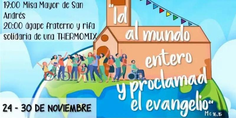 'Id al mundo entero y proclamad el Evangelio', lema de las fiestas patronales de San Andrés Apóstol de Villaverde Alto