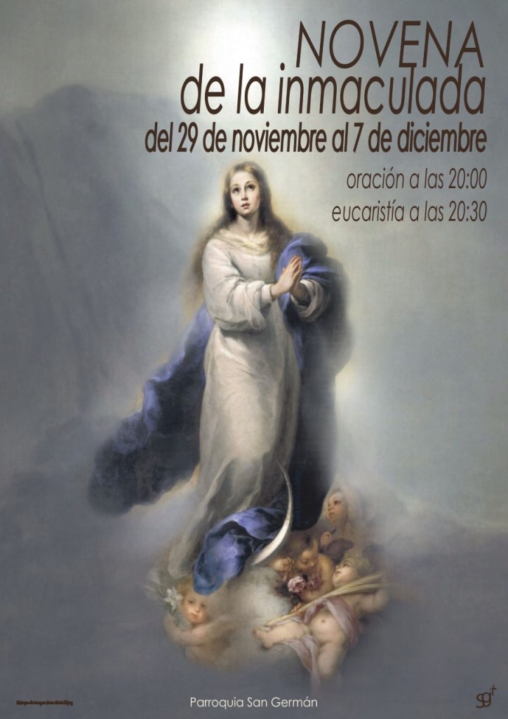 San Germán de Constantinopla prepara la Inmaculada con una novena