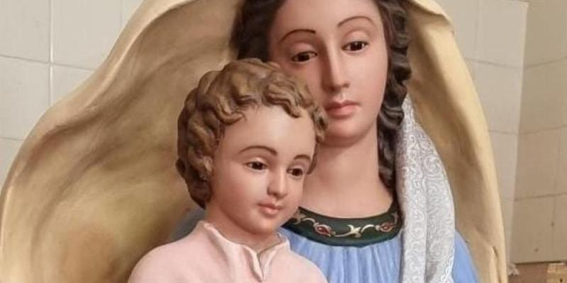 Nuestra Señora de las Nieves de Cercedilla conmemora a su patrona con una Misa solemne seguida de procesión