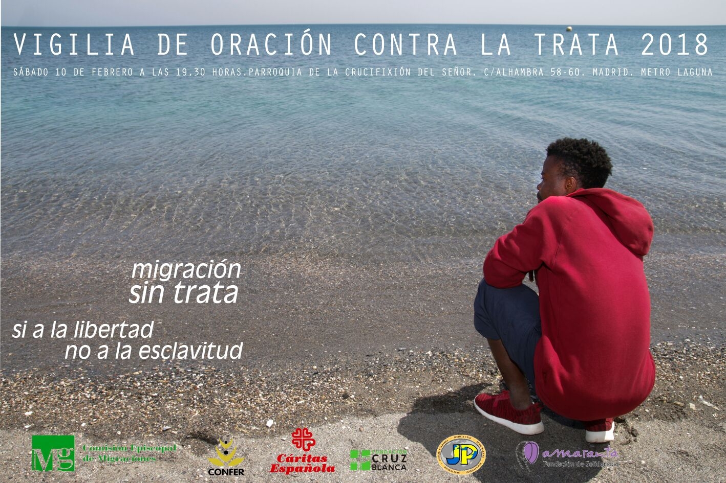 Crucifixión del Señor acoge una vigilia contra la trata de seres humanos