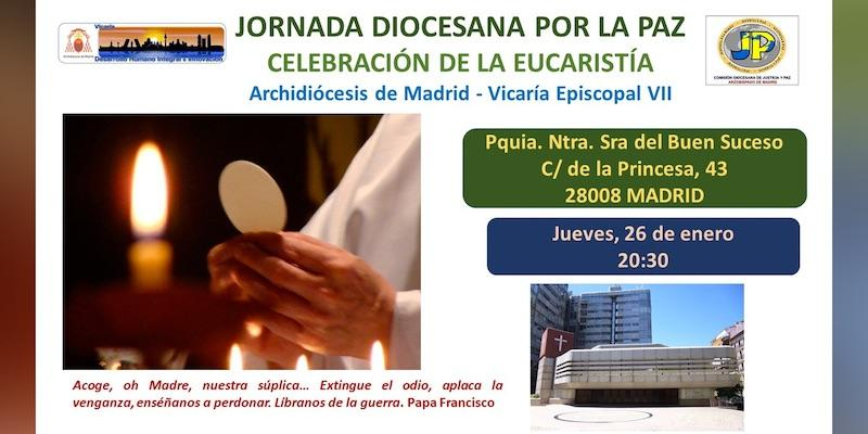 La Vicaría VII celebra en Nuestra Señora del Buen Suceso la vigilia diocesana por la paz en Ucrania y en el mundo