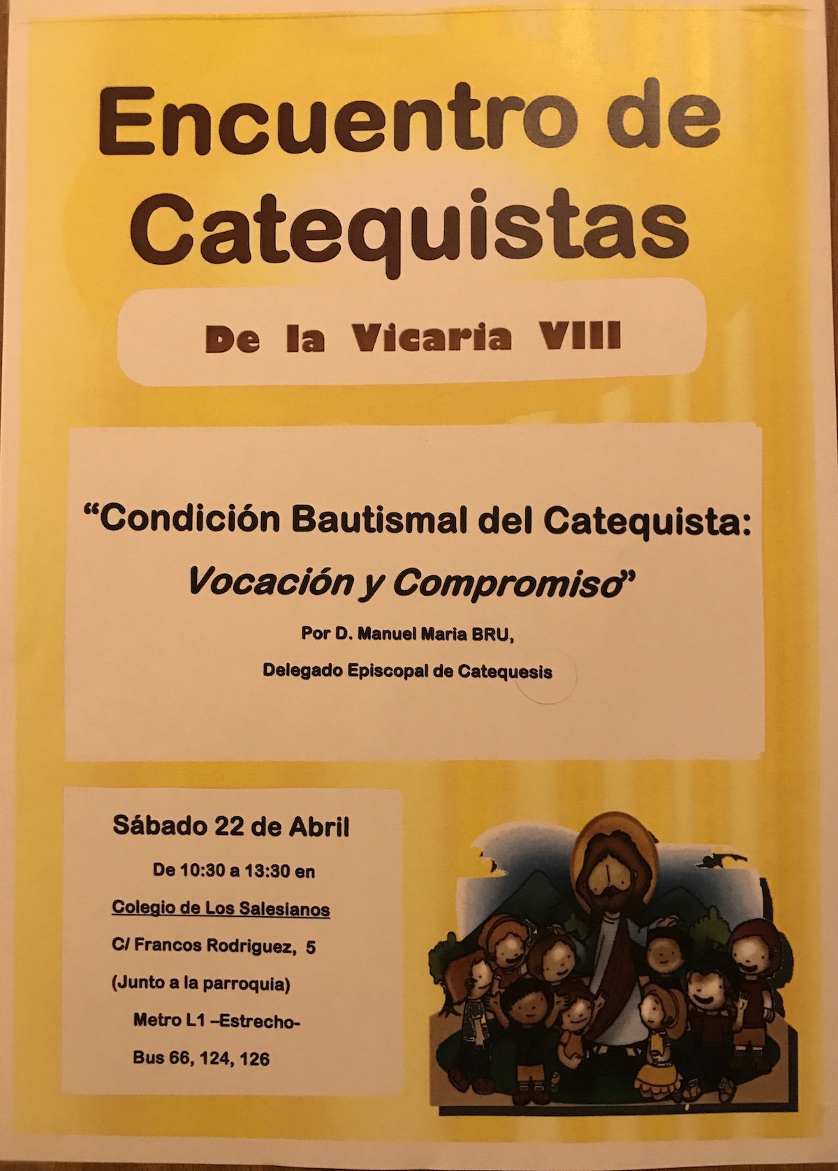 La Vicaría VIII organiza un encuentro de catequistas