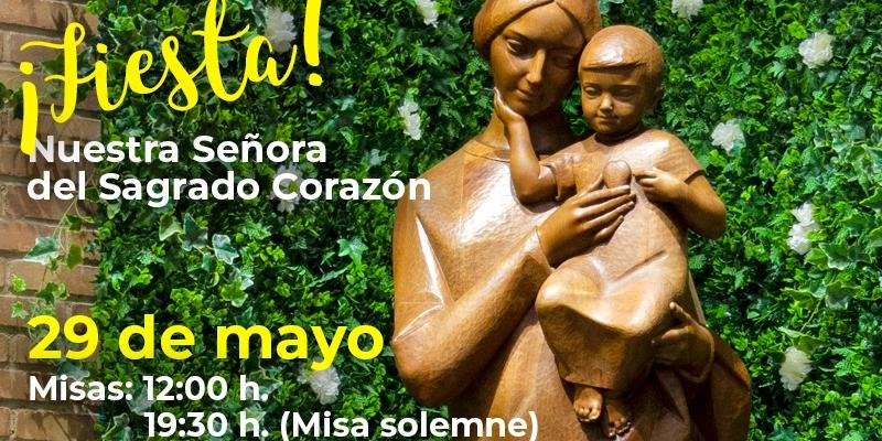 Nuestra Señora del Sagrado Corazón celebra este sábado su fiesta patronal con una Misa solemne