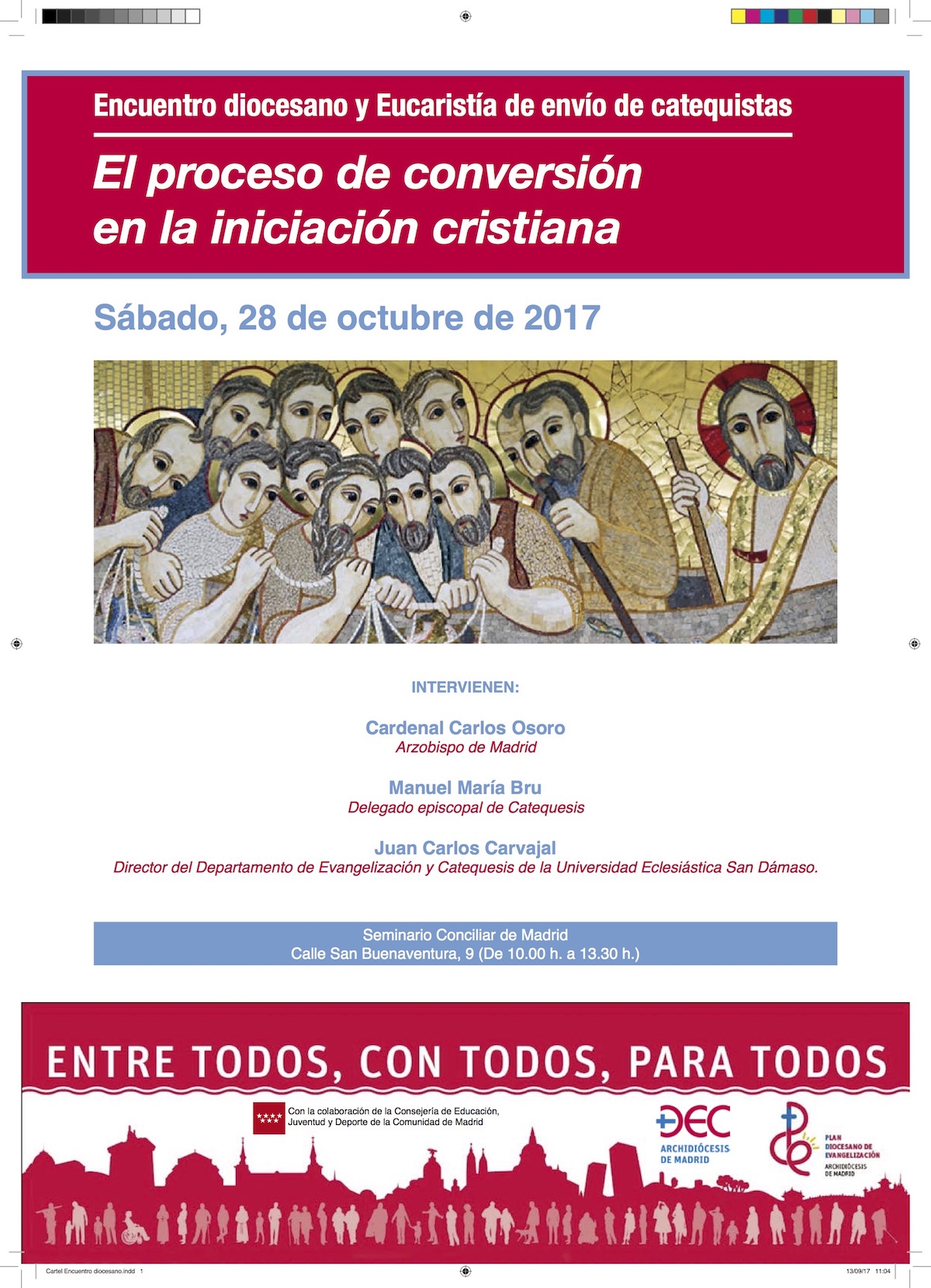El encuentro diocesano de catequistas aborda 'El proceso de conversión en la iniciación cristiana'