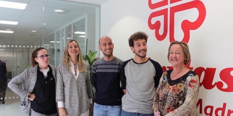 Jóvenes del Cuerpo Europeo de Solidaridad comienzan su voluntariado en Cáritas Diocesana de Madrid