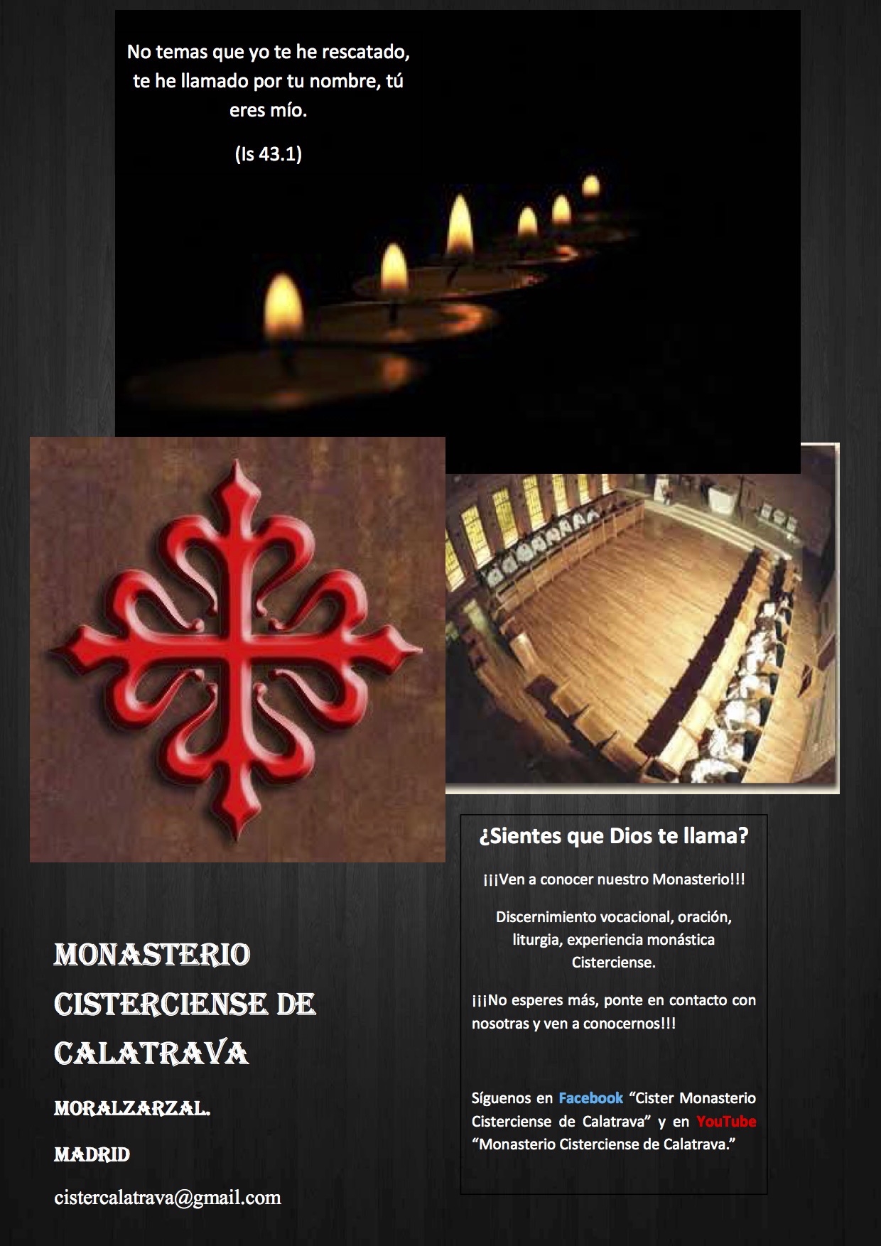 El monasterio cisterciense de Moralzarzal abre sus puertas a jóvenes con inquietudes vocacionales