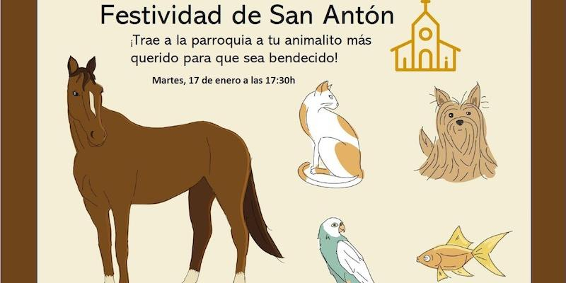 Nuestra Señora de la Estrella de Navalagamella conmemora a san Antón con bendición de animales