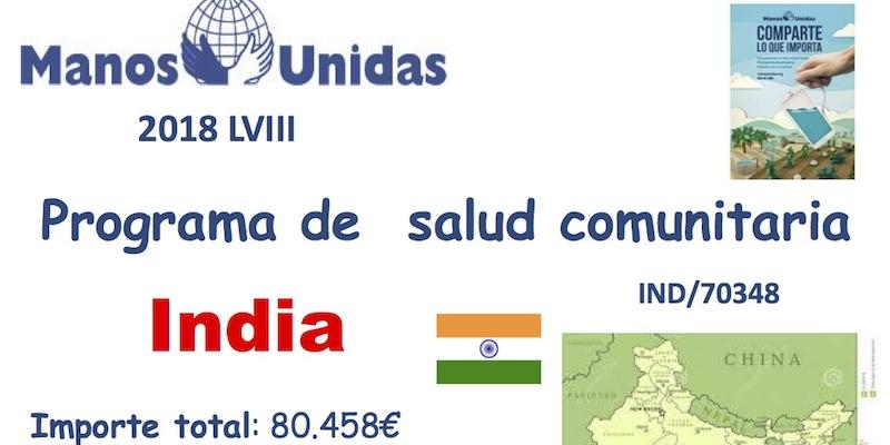 Parroquias de la Vicaría VII financian un proyecto de Manos Unidas en India