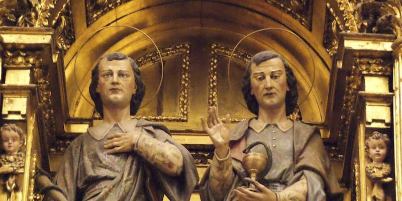 La colegiata de San Isidro acoge una Eucaristía en honor a los santos Cosme y Damián