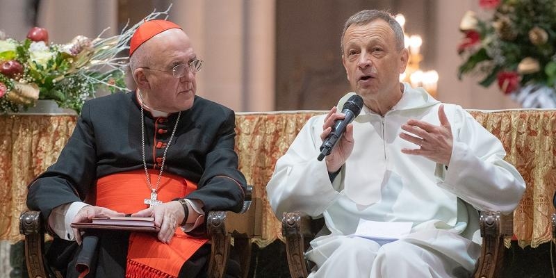 Las claves del cardenal Osoro y el hermano Alois para rezar: silencio, escucha, constancia y la Palabra de Dios