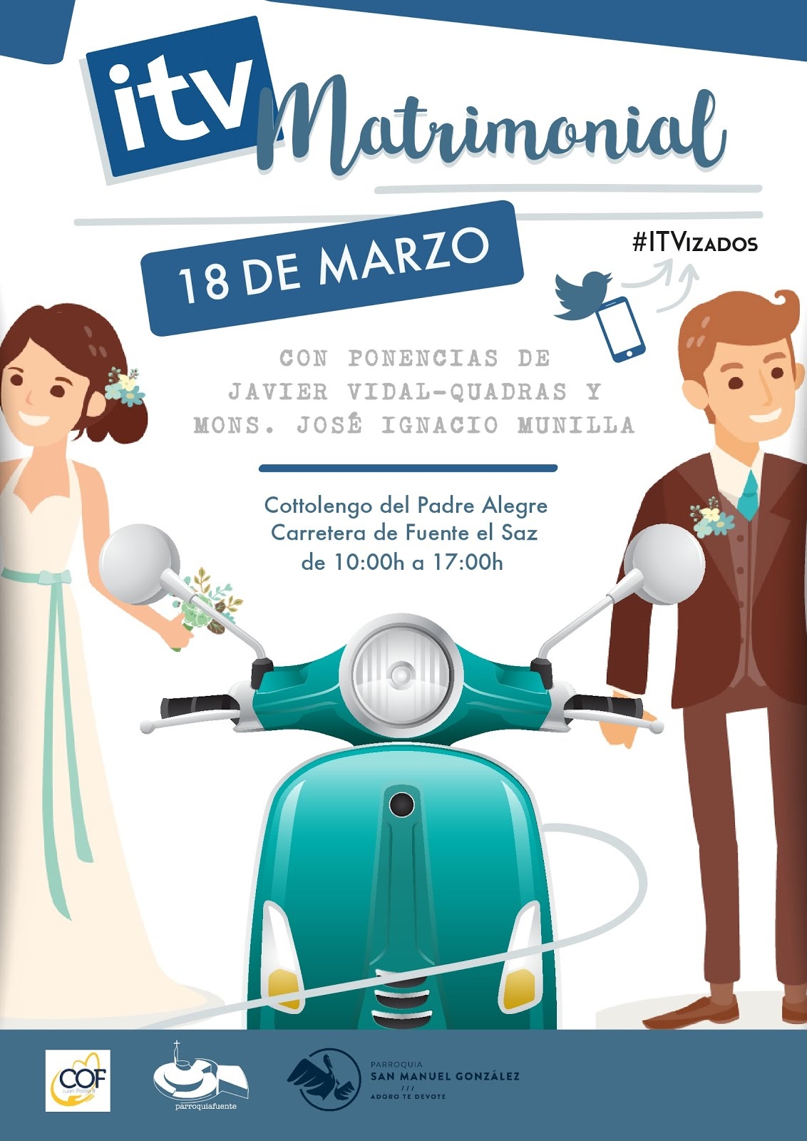Las parroquias Nuestra Señora de Fuente del Fresno y San Manuel González y el COF San Juan Pablo II organizan una ITV matrimonial