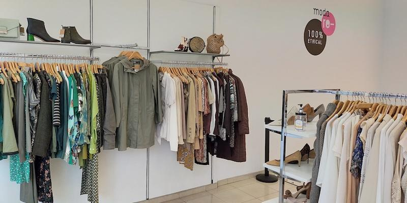 Nuevo córner del proyecto Textil Moda Re- en el Centro Comercial de Alcampo de Fuenlabrada