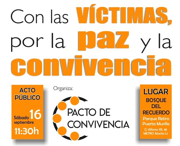 La Plataforma Pacto de Convivencia homenajea en Madrid a las víctimas de los atentados de Barcelona y Cambrils