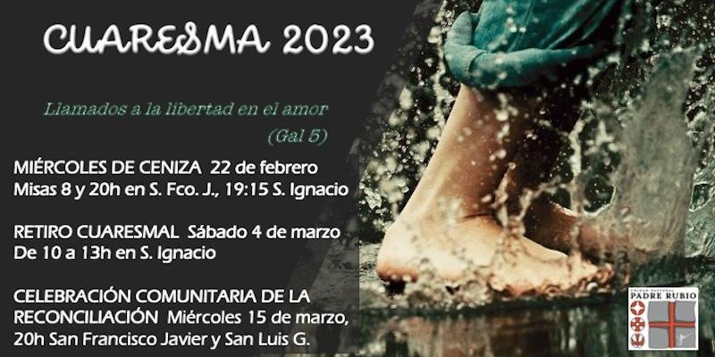 La unidad pastoral Padre Rubio presenta las actividades organizadas para ayudar a vivir la Cuaresma