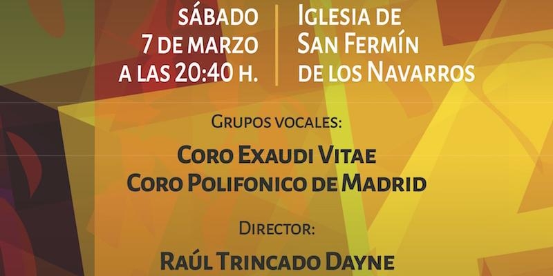 La agrupación coral Admanum ofrece un concierto de Cuaresma en San Fermín de los Navarros