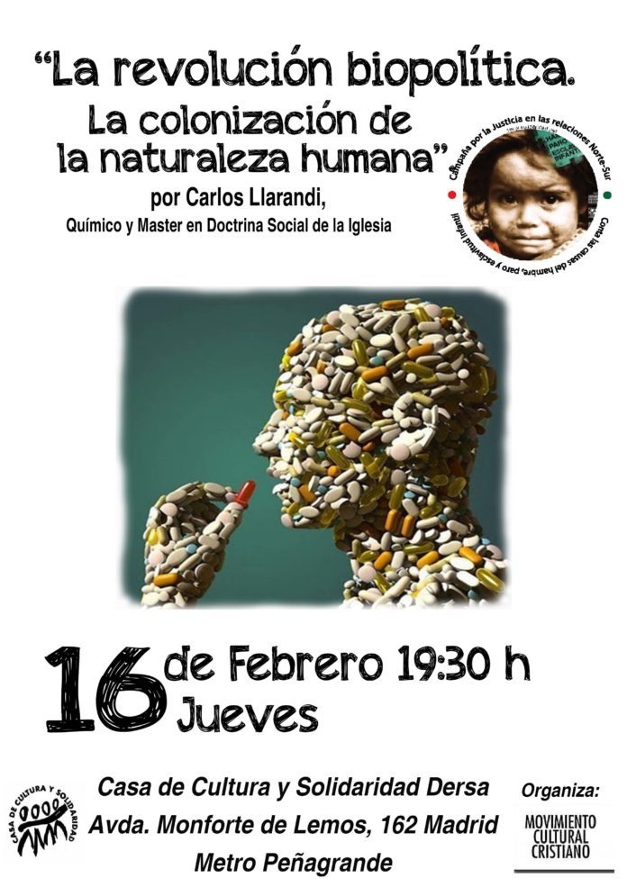 La Casa de Cultura y Solidaridad acoge una charla coloquio sobre «La revolución biopolítica»