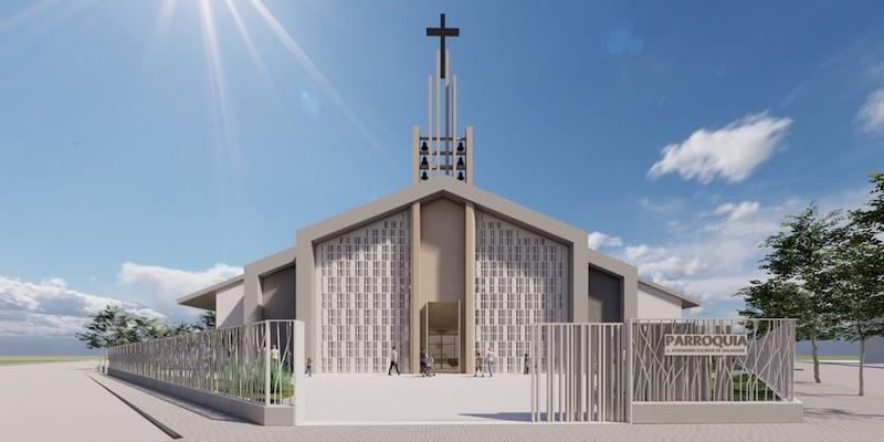 El cardenal Osoro bendice y coloca la primera piedra de San Josemaría de Aravaca en el marco de su fiesta patronal