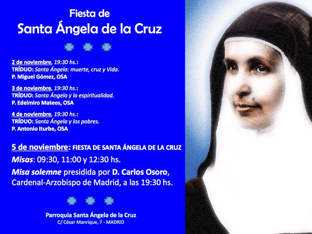 El cardenal Osoro celebra una Misa en Santa Ángela de la Cruz en su fiesta titular