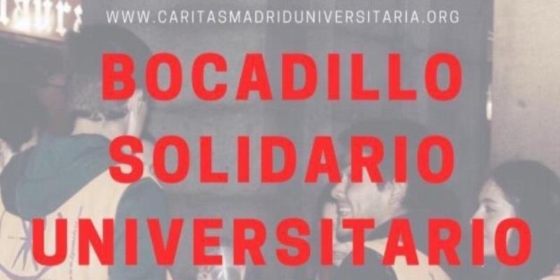 Pastoral Universitaria reanuda el 'bocadillo solidario'