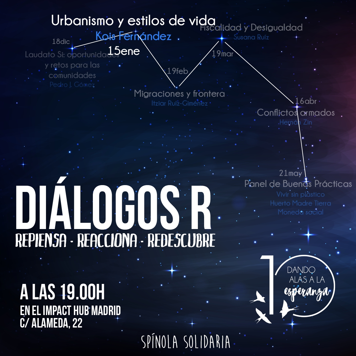 La fundación Spinola Solidaria reflexiona sobre 'Urbanismo y estilos de vida' en su nuevo encuentro de #DiálogosR