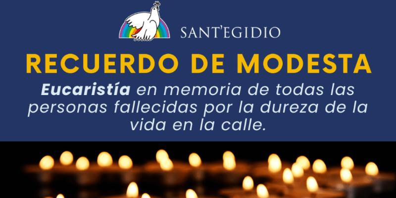 José Luis Segovia preside una Misa en la Iglesia Nuestra Señora de las Maravillas en memoria de todas las personas fallecidas por la dureza de la vida en la calle