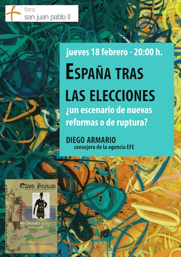 Conferencia sobre 'España tras las elecciones' en el Foro San Juan Pablo II