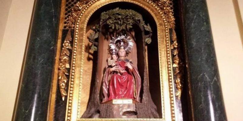 Monseñor Santos Montoya preside en San Ginés la Misa en el tercer centenario en Madrid de la Virgen de Valvanera