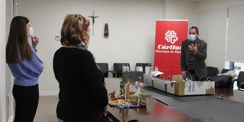 Cáritas Diocesana de Madrid entrega los premios a los ganadores del 8º Concurso de Belenes con materiales reciclados