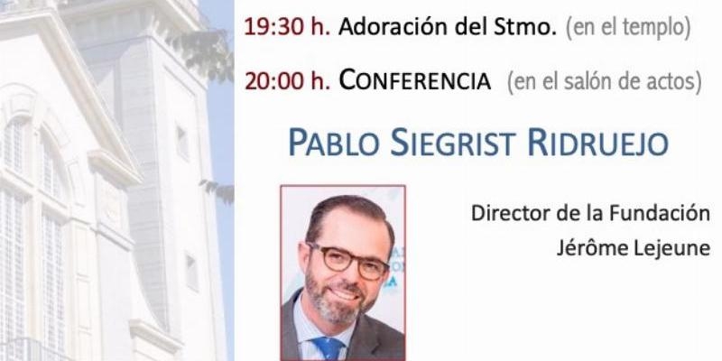 Los Jueves Culturales de Santísimo Cristo de la Victoria anulan la conferencia de Pablo Siegrist sobre la figura de Jérôme Lejeune