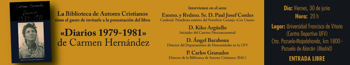 La BAC presenta 'Diarios 1979-1981' de Carmen Hernández